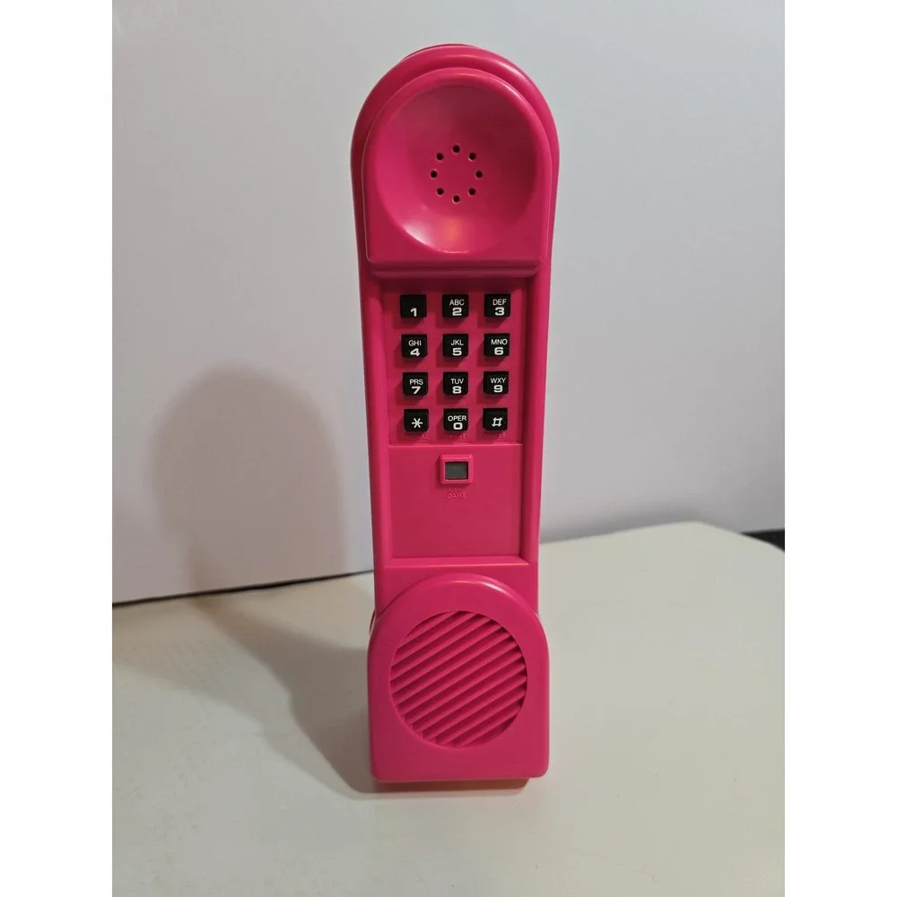 1991 Electronic Dream Phone Game Pink Original Replacement Phone Tested Working